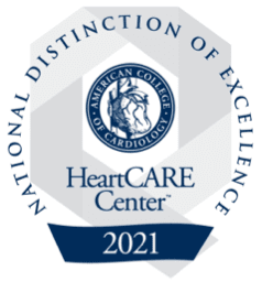 National Distinction of Excellence HeartCARE Center 2021