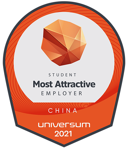 Student most attractive employer - China - Universum 2021