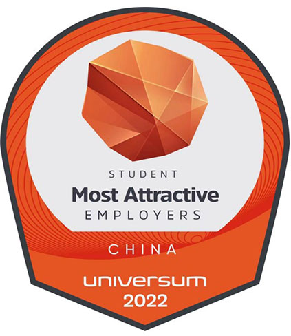 Student most attractive employer - China - Universum 2022