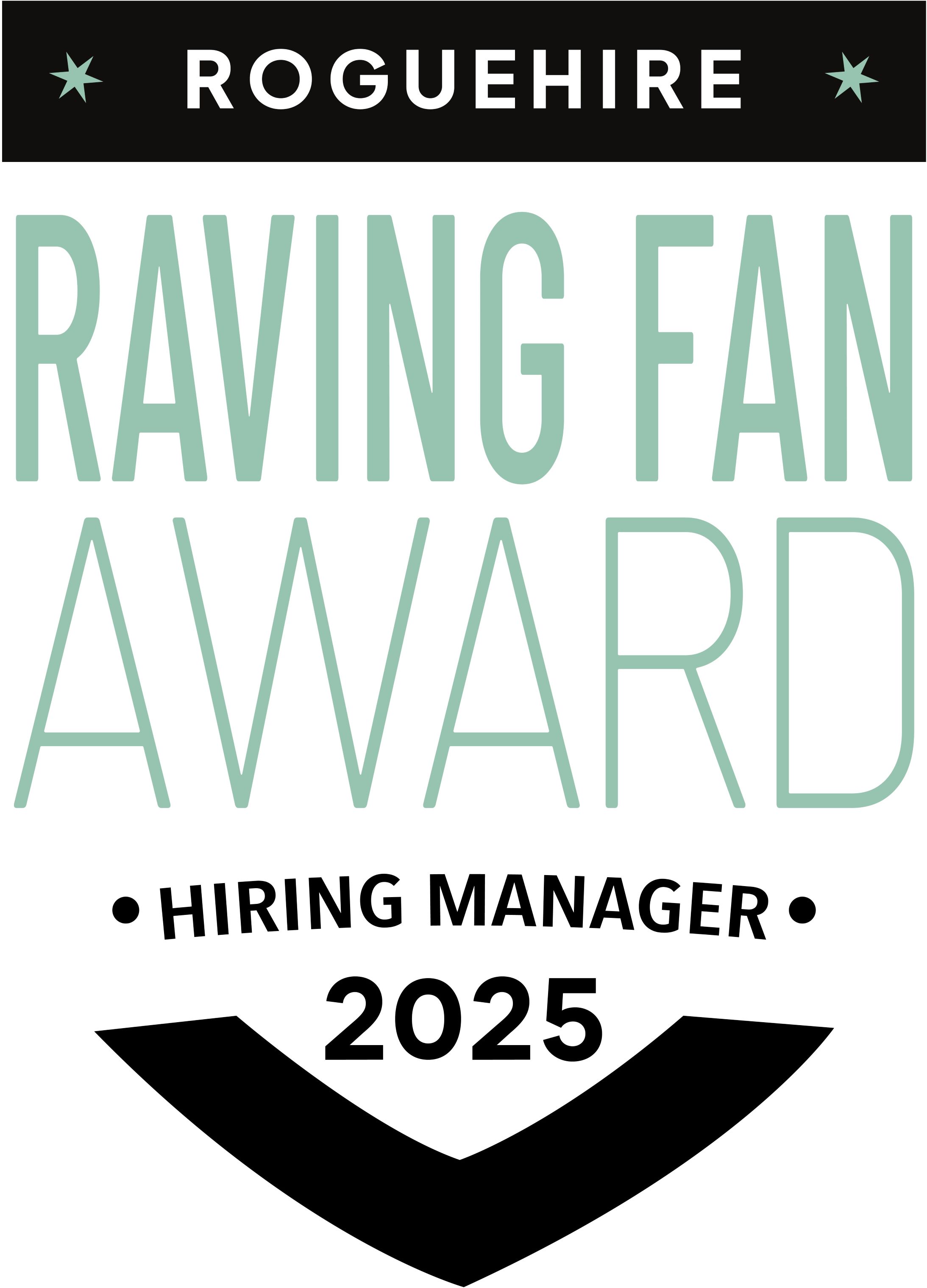Raving Fans Award Candidate Experience Badge 2024