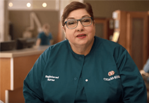 Nurse talking about Cedars-Sinai