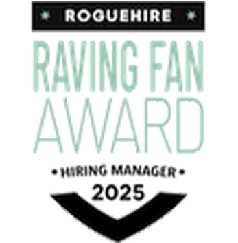 RogueHire Raving Fan Award Logo