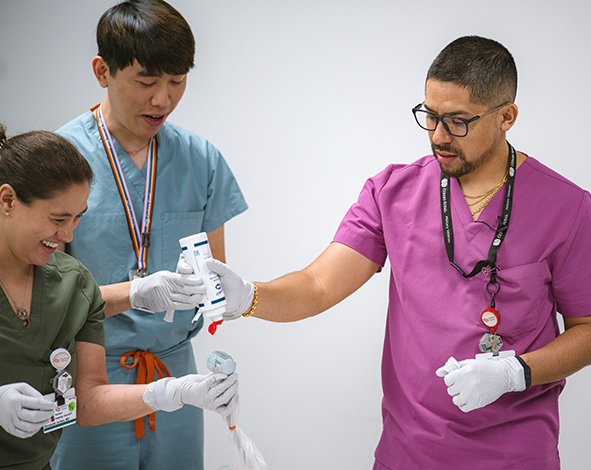Radiology and CNA team training to use tools
