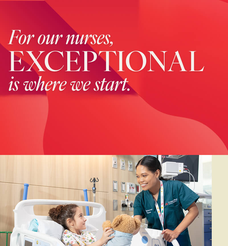 For our nurses, exceptional is where we start. That's why we celebrate them this week - and every week.