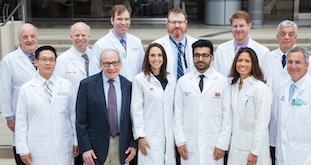 Group of doctors standing together for a group photo