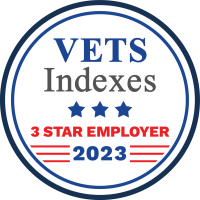 Vet Indexes 3 Star Employer Logo
