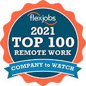 Flexjobs 2021 Top 100 Remot Work - Company to Watch