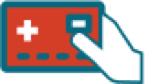 Icon of a health insurance card