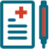Icon of a medical note