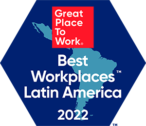 Great place to work. Best Workplaces Latin America 2022