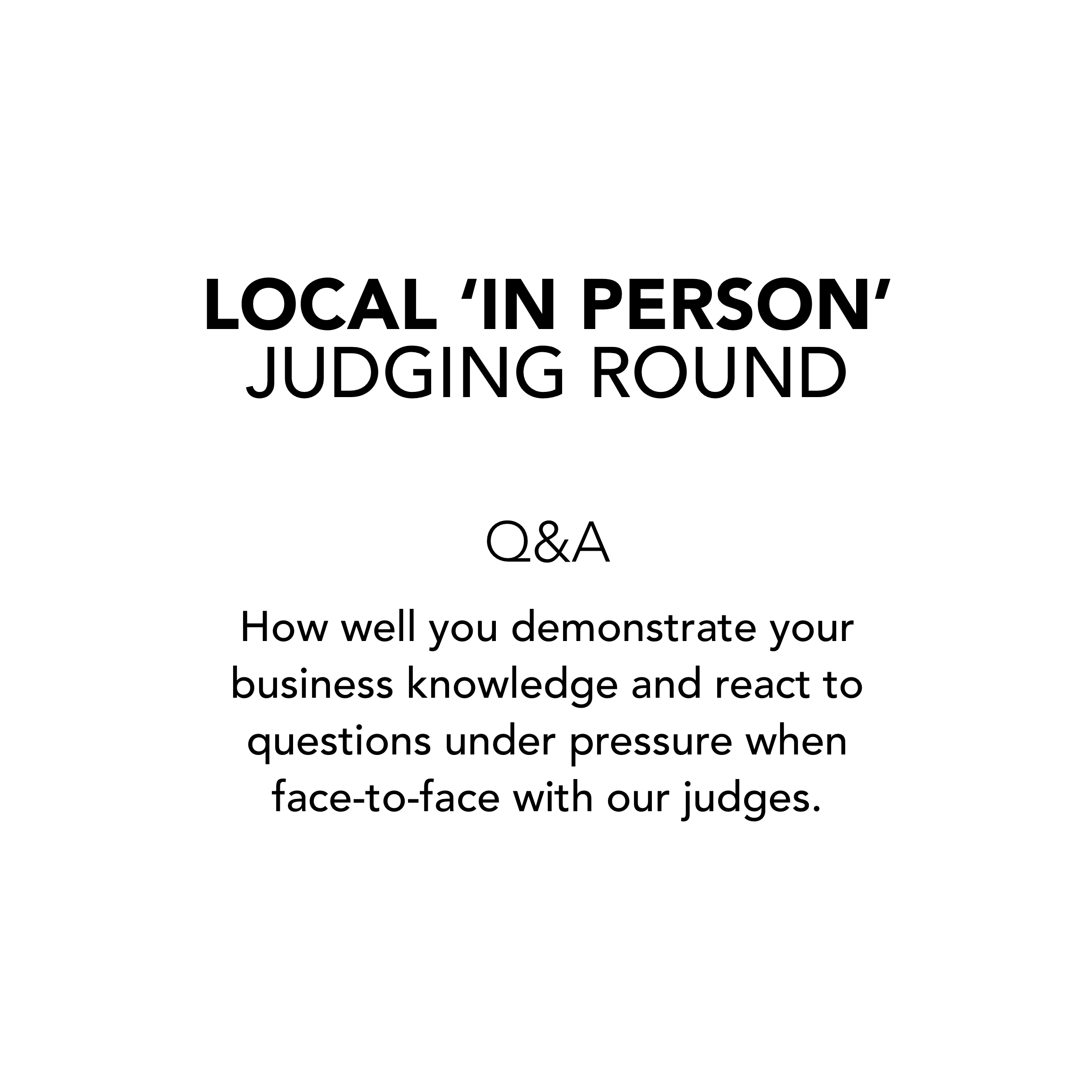 local judging information