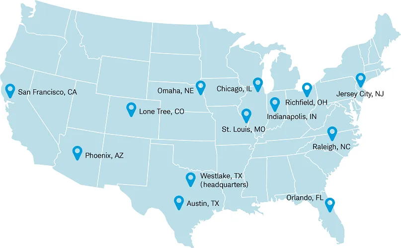Charles Schwab Office Campus Locations Map