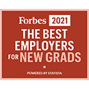 Forbes 2021 - The best employers for new grads