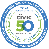 Civic 50 Most Community Minded Business Award – Charles Schwab