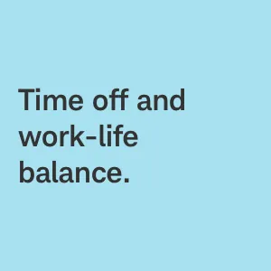Schwab time off and work life balance
