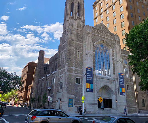Photo of the exterior of a cathedral