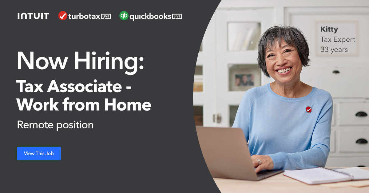 Tax Associate Remote Tax Preparer Jobs at TurboTax Intuit Careers