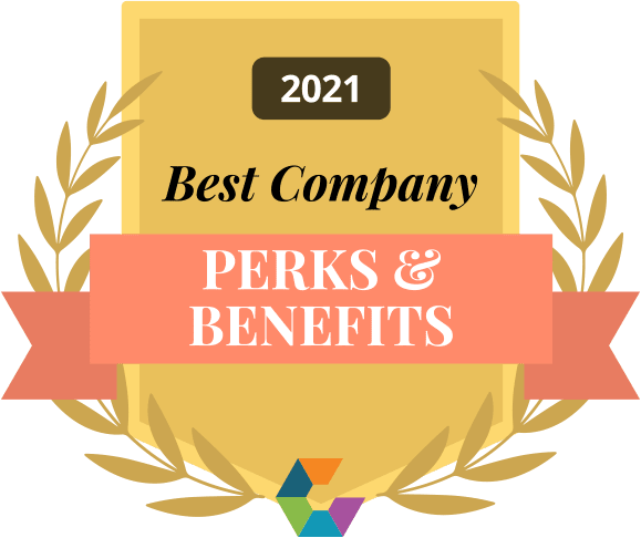 2021 - Best company for perks and benefits