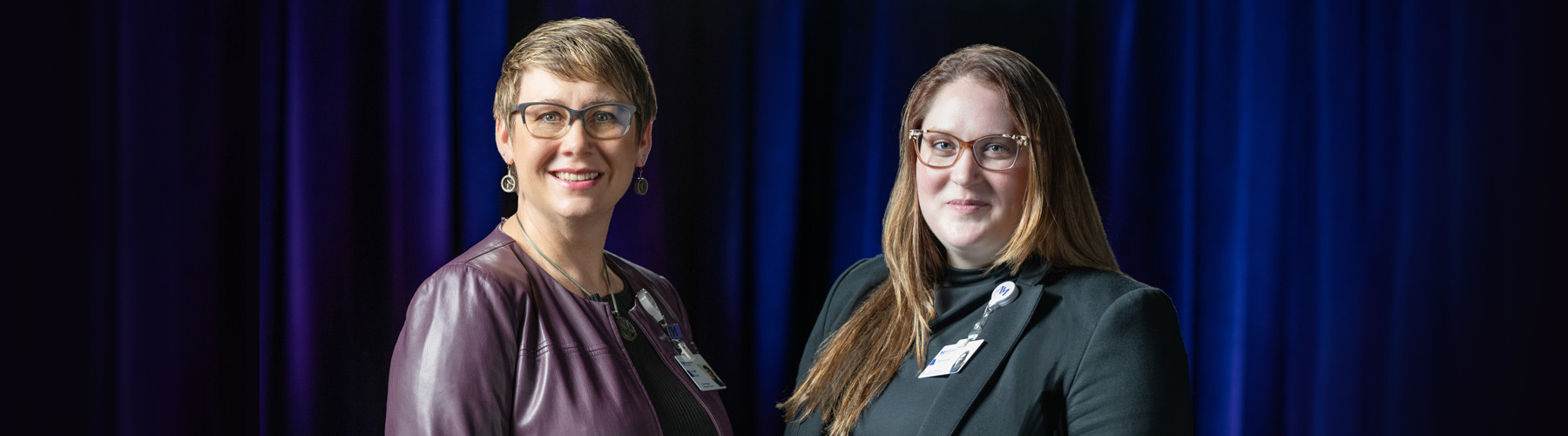 Dawn Rose (left), Trish Kautenberger and the rest of the Disability Chapter are working to improve inclusion and accessibility across Northwestern Medicine. 