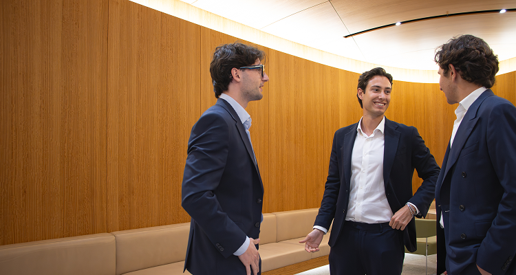 Three early career professionals