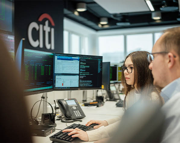 People staring at computer screen