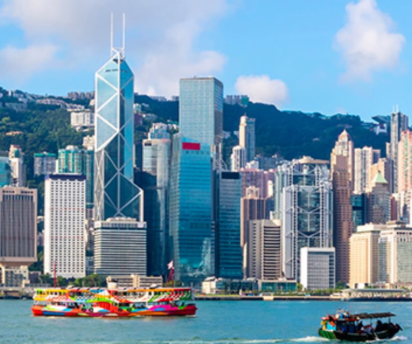 skyline image of Hong kong