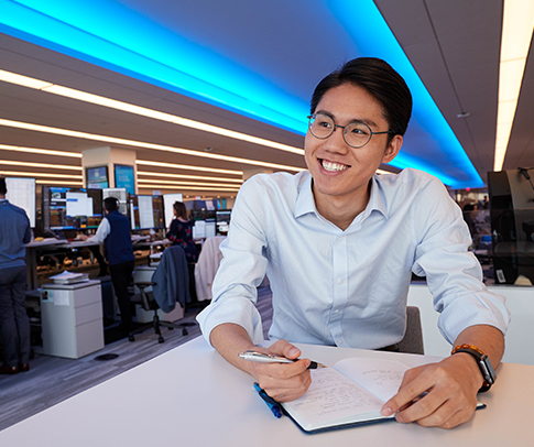 Man wearing white shirt