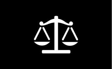 icon depicting a set of scales