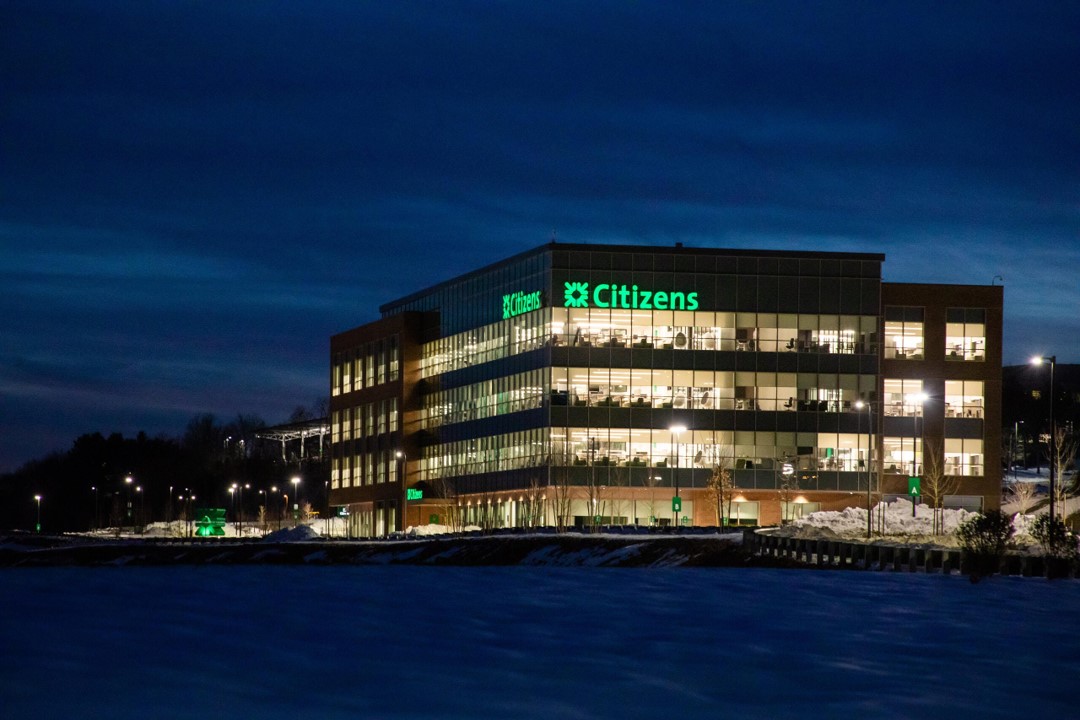Exterior of Citizens location at 200 Station Dr. in Westwood, MA