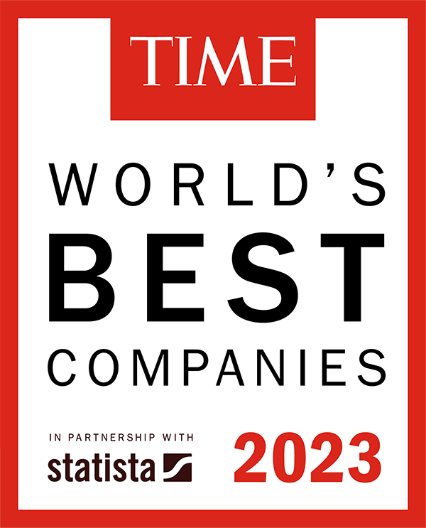 Time. World's best companies - 2023. In partership with Statista