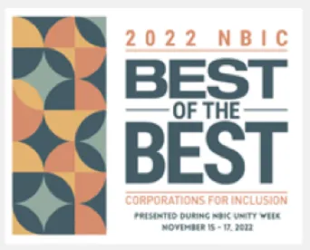 2022 NBIC Best of the Best inclusion award