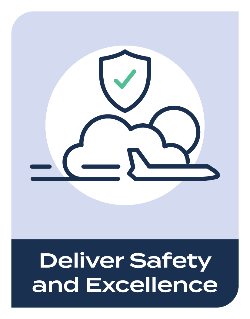 SF Core Value - Deliver Safety and Excellence Graphic