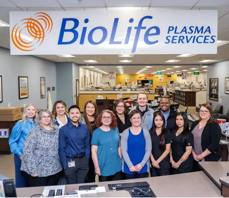 Group photo of BioLife team