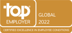Top Employers Institute Certified Excellence in Employee Conditions: Global 2022 Award