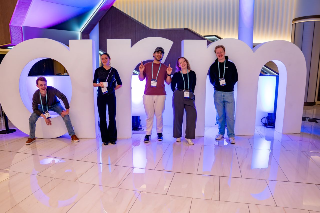 Group of diverse people at an event.