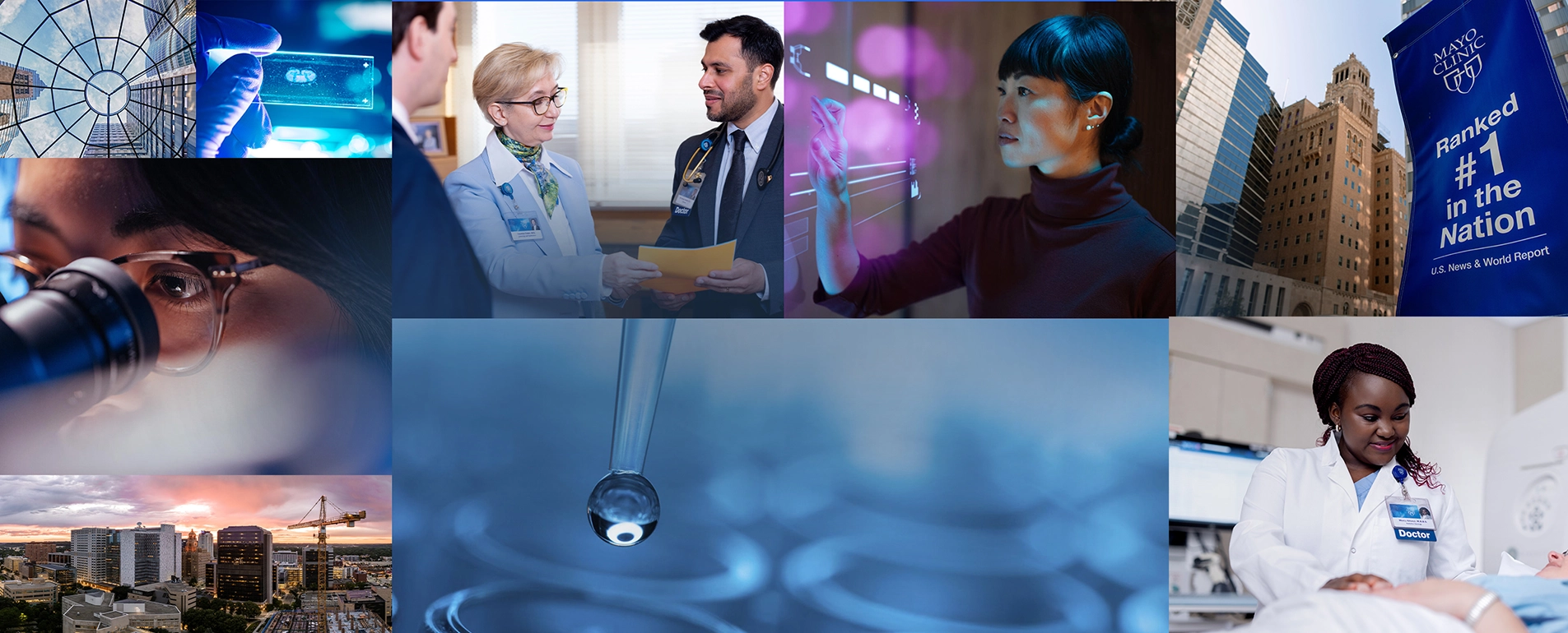 Female employee talking with a patient as the patient lays on a radiology imaging bed
