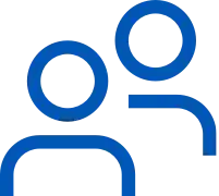 icon depecting a silhouette of two people
