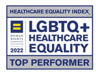 2022 LGBTQ+ Healthcare Equality Top Performer Award