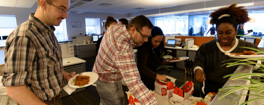 DPM's grabbing lunch