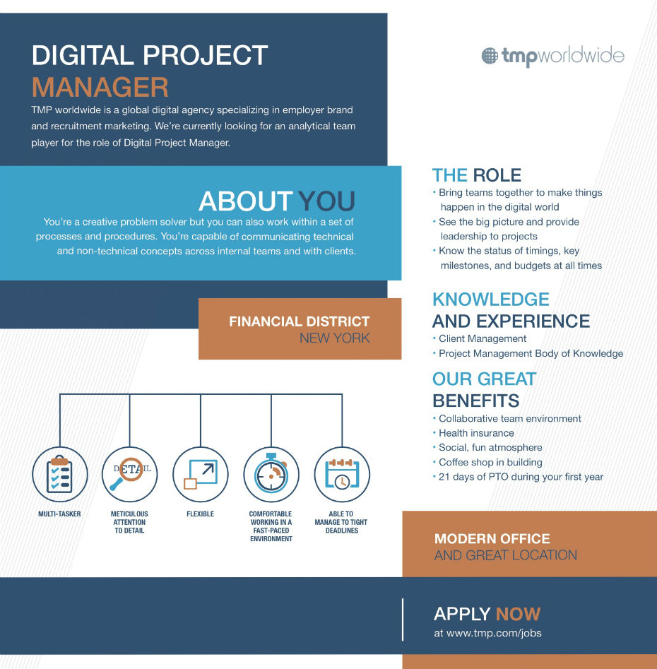 TMP Digital Project Management DPM Infographic