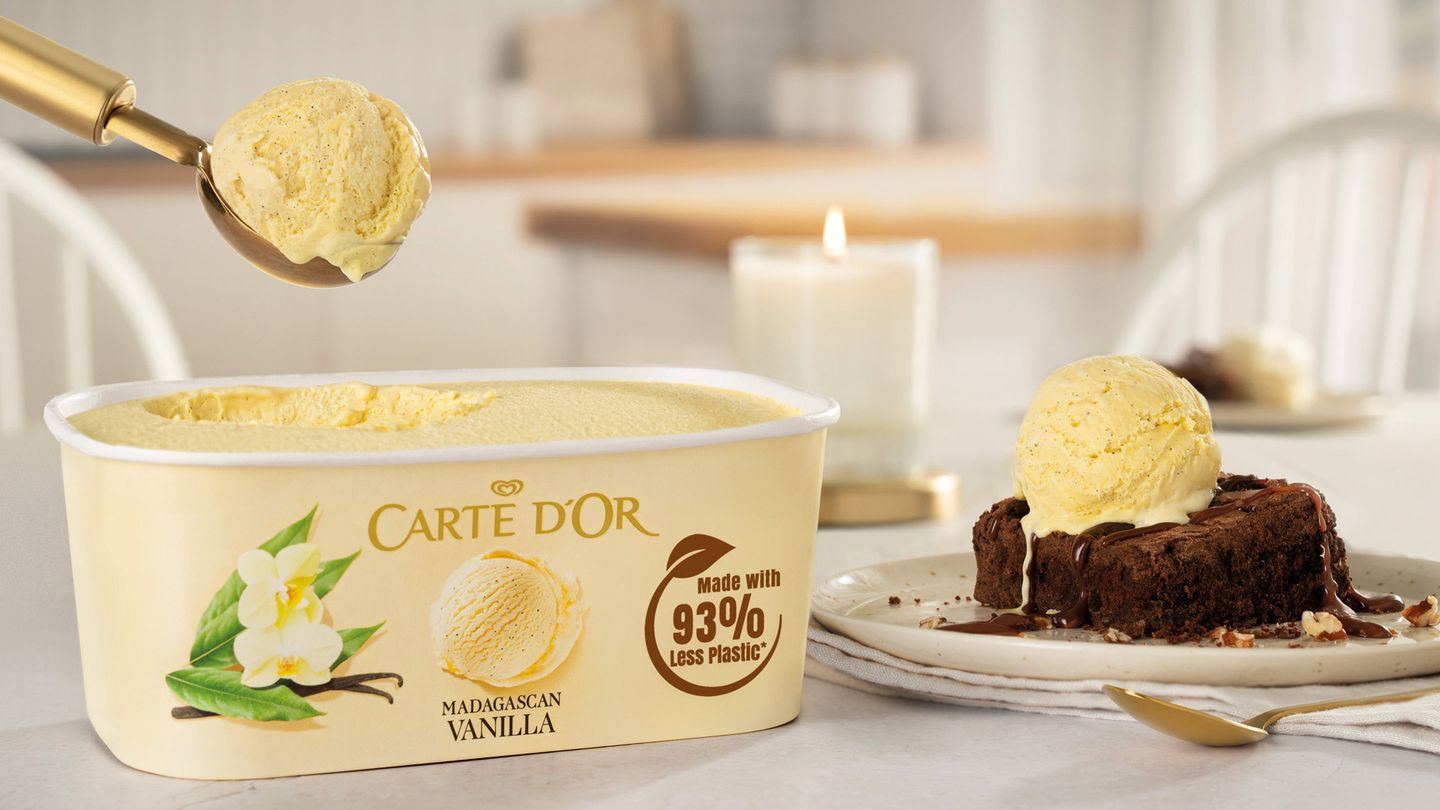 Carte Dor Vanilla Ice Cream Photo