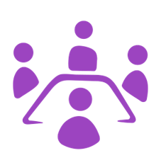 unilever purple meeting room icon image