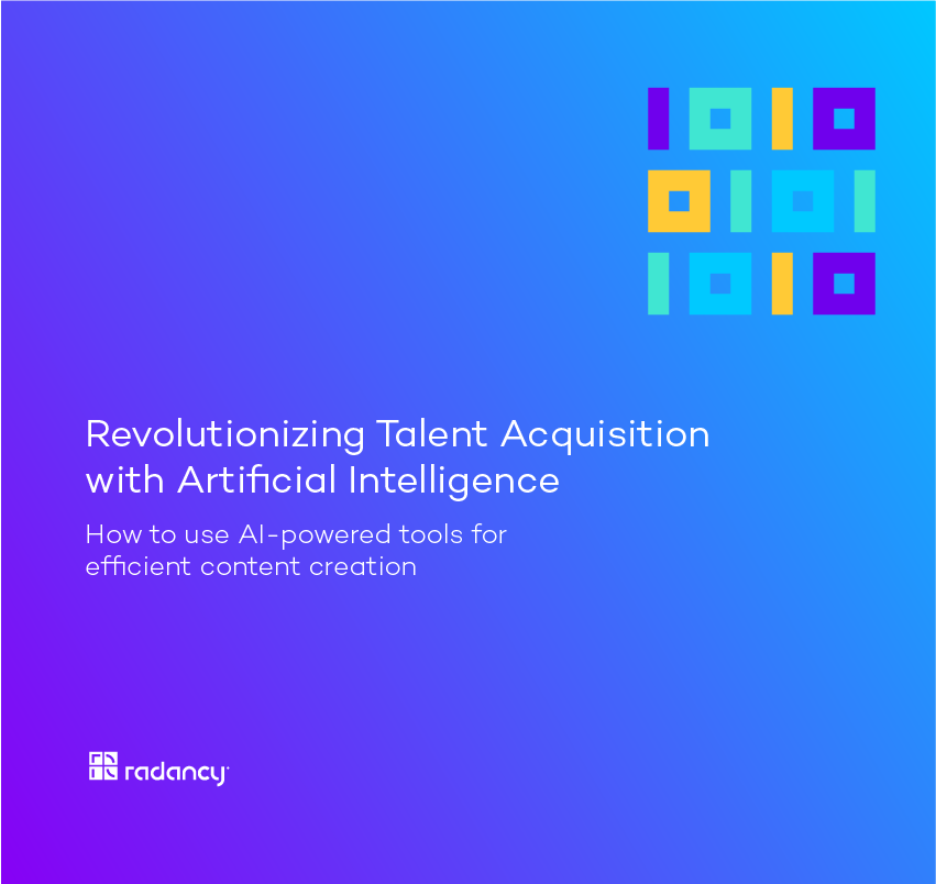 Cover of report about AI in Recruiting