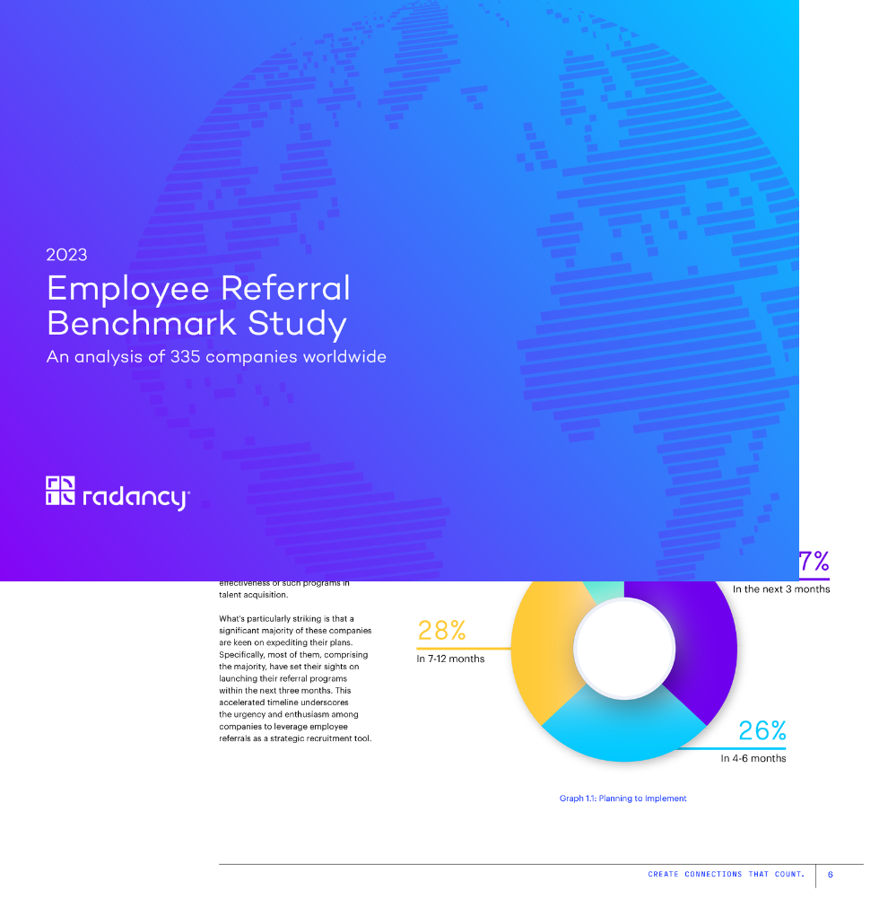 A report about employee referral benchmarks