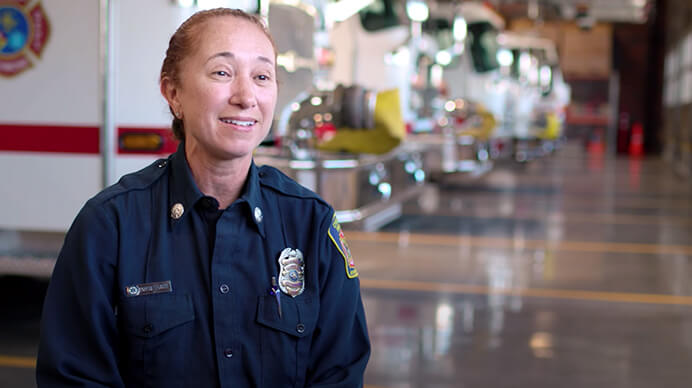 Meet Corena, firefighter (video)