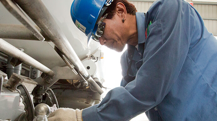 an engineer working