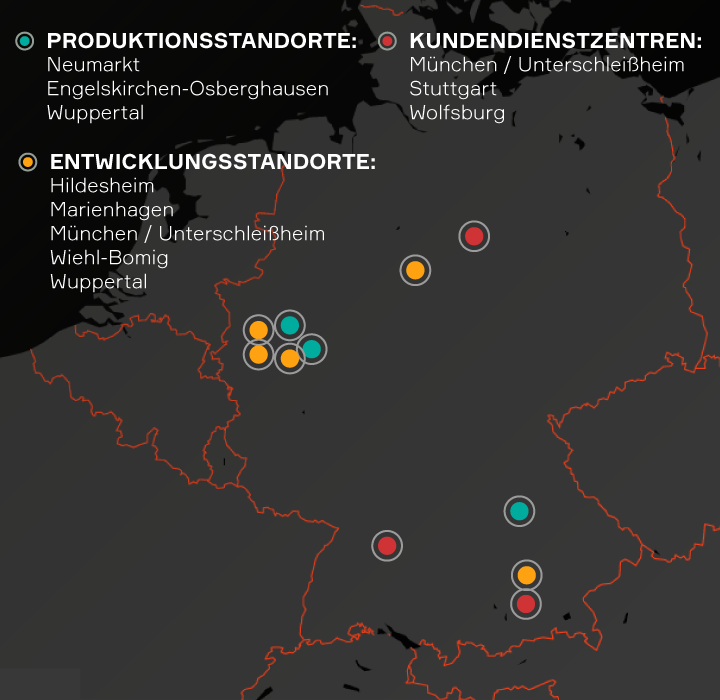 Aptiv locations listed in Germany