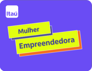 Logomarca Itaú Mulher Empreendedora
