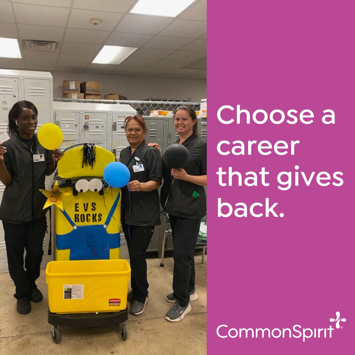 Your career in Environmental Services at CommonSpirit Health