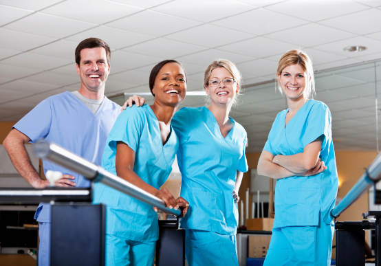 image of physical therapists